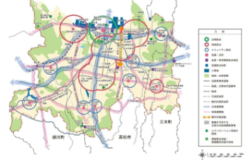 高松広域都市計画区域マスタープラン図