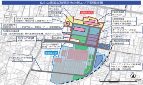仏生山北側エリア配置計画