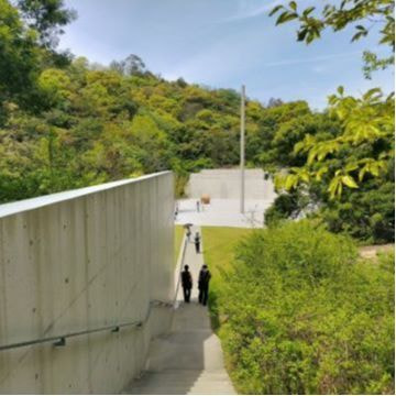中四国の名建築の一つ建築家安藤忠雄による李禹煥美術館